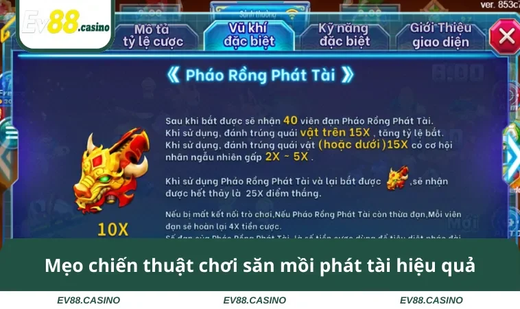ban ca phat tai 3 Mẹo chiến thuật chơi săn mồi phát tài hiệu quả