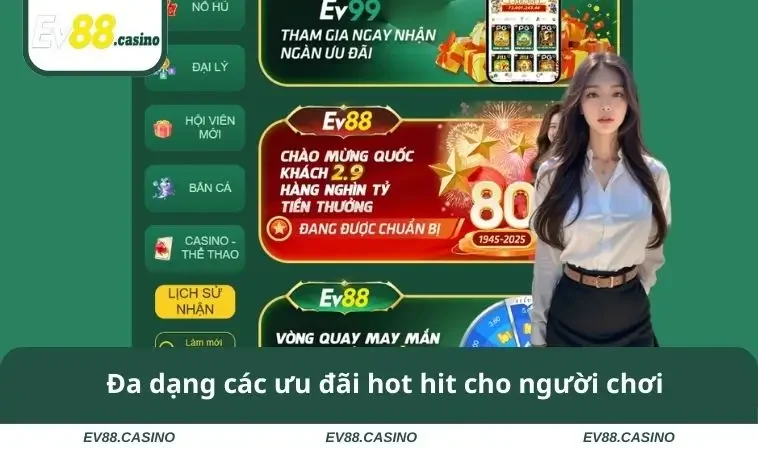 da dang uu dai hot hit Đa dạng các ưu đãi hot hit cho người chơi