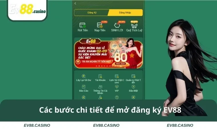 dang ky ev88 1 1 Các bước chi tiết để mở đăng ký EV88