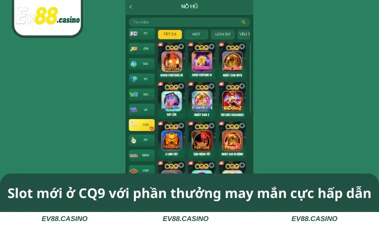 game no hu moi 3 Slot mới ở CQ9 với phần thưởng may mắn cực hấp dẫn